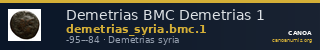 Demetrias BMC Demetrias 1 — CANOA