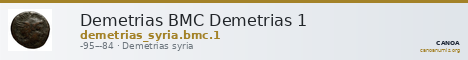 Demetrias BMC Demetrias 1 — CANOA