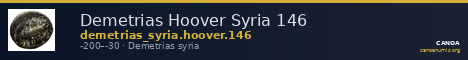Demetrias Hoover Syria 146 — CANOA