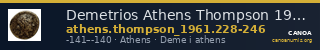 Demetrios Athens Thompson 1961 228-246 — CANOA