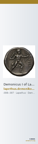 Demonicus I of Lapethus Lapethus BMC Citium 74 — CANOA