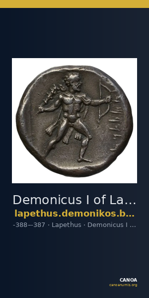 Demonicus I of Lapethus Lapethus BMC Citium 74 — CANOA