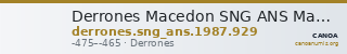Derrones Macedon SNG ANS Macedonia 929 — CANOA