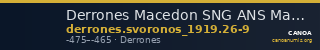 Derrones Macedon SNG ANS Macedonia 935 — CANOA