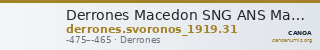 Derrones Macedon SNG ANS Macedonia 936 — CANOA