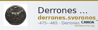 Derrones Macedon Svoronos 1919 7-17 — CANOA