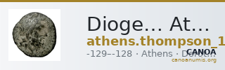 Dioge… Athens Thompson 1961 413-420 — CANOA