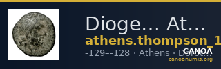 Dioge… Athens Thompson 1961 413-420 — CANOA