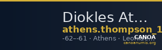 Diokles Athens Thompson 1961 1249-1250 — CANOA
