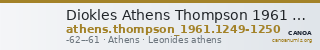 Diokles Athens Thompson 1961 1249-1250 — CANOA