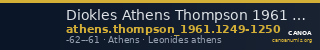 Diokles Athens Thompson 1961 1249-1250 — CANOA