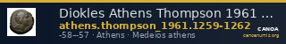 Diokles Athens Thompson 1961 1259-1262 — CANOA