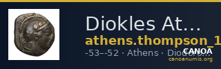 Diokles Athens Thompson 1961 1269-1270 — CANOA