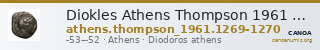 Diokles Athens Thompson 1961 1269-1270 — CANOA