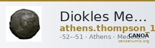 Diokles Meli… Athens Thompson 1961 1271 — CANOA