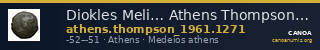 Diokles Meli… Athens Thompson 1961 1271 — CANOA