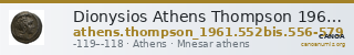 Dionysios Athens Thompson 1961 552bis-579 — CANOA