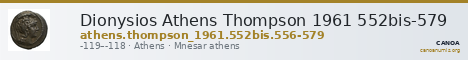 Dionysios Athens Thompson 1961 552bis-579 — CANOA