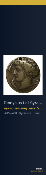 Dionysius I of Syracuse Syracuse SNG ANS 357-360 — CANOA