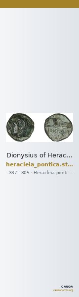 Dionysius of Heracleia Heracleia Pontica Stancomb 2009 Type 3 — CANOA
