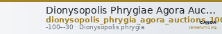 Dionysopolis Phrygiae Agora Auctions 100 (2021) 54 — CANOA