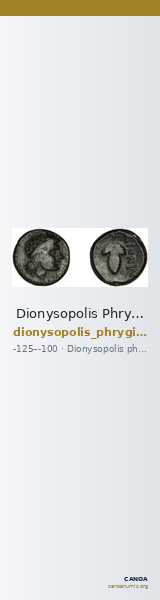 Dionysopolis Phrygiae Von Aulock 1987 1-2 — CANOA