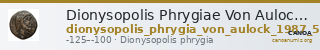 Dionysopolis Phrygiae Von Aulock 1987 5 — CANOA