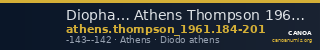 Diopha… Athens Thompson 1961 184-201 — CANOA