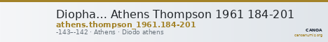 Diopha… Athens Thompson 1961 184-201 — CANOA