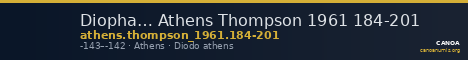 Diopha… Athens Thompson 1961 184-201 — CANOA