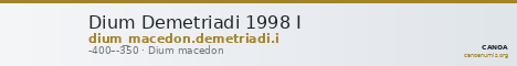 Dium Demetriadi 1998 I — CANOA