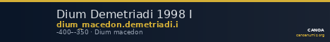 Dium Demetriadi 1998 I — CANOA