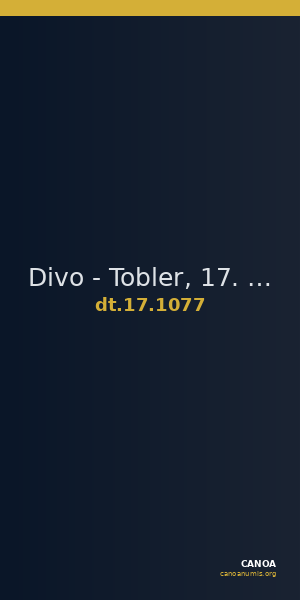 Divo - Tobler, 17. Jh. 1077 — CANOA