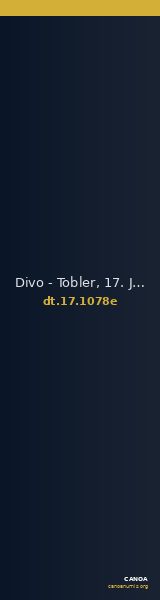Divo - Tobler, 17. Jh. 1078e — CANOA