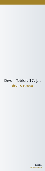 Divo - Tobler, 17. Jh. 1083a — CANOA