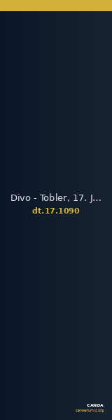 Divo - Tobler, 17. Jh. 1090 — CANOA