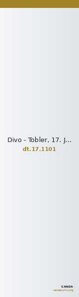 Divo - Tobler, 17. Jh. 1101 — CANOA