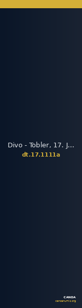 Divo - Tobler, 17. Jh. 1111a — CANOA