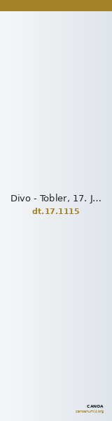 Divo - Tobler, 17. Jh. 1115 — CANOA