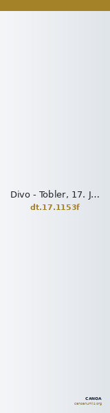 Divo - Tobler, 17. Jh. 1153f — CANOA