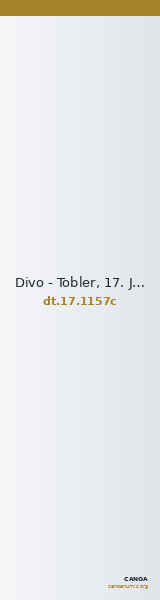 Divo - Tobler, 17. Jh. 1157c — CANOA