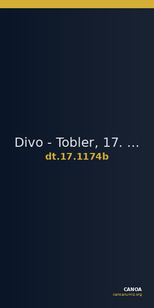Divo - Tobler, 17. Jh. 1174b — CANOA