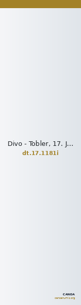 Divo - Tobler, 17. Jh. 1181i — CANOA