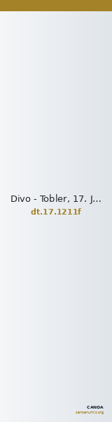 Divo - Tobler, 17. Jh. 1211f — CANOA