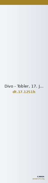 Divo - Tobler, 17. Jh. 1251h — CANOA