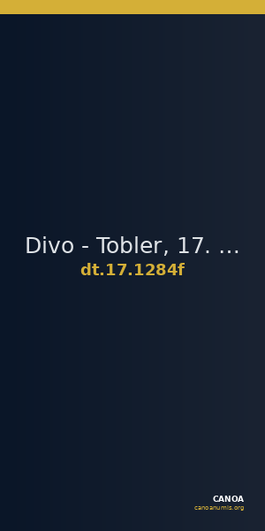 Divo - Tobler, 17. Jh. 1284f — CANOA