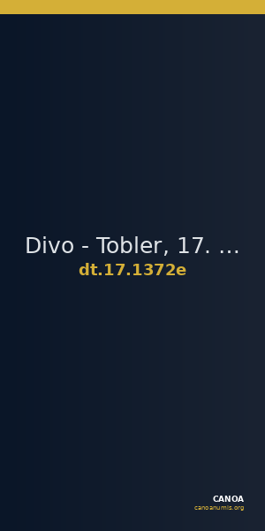 Divo - Tobler, 17. Jh. 1372e — CANOA