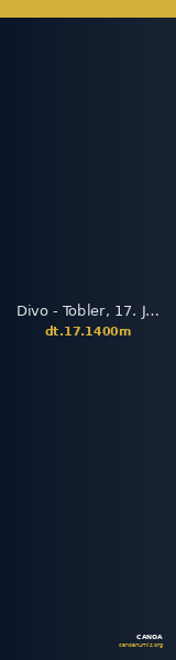 Divo - Tobler, 17. Jh. 1400m — CANOA