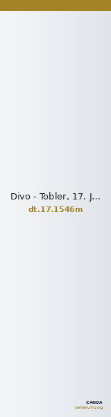 Divo - Tobler, 17. Jh. 1546m — CANOA