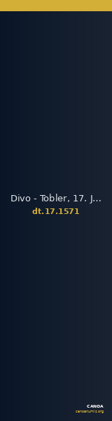 Divo - Tobler, 17. Jh. 1571 — CANOA
